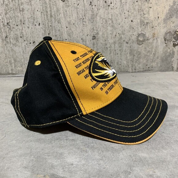 Mizzou University of Missouri Tigers Baseball Hat Fan Favorite Alma Mater Adj - Picture 3 of 10